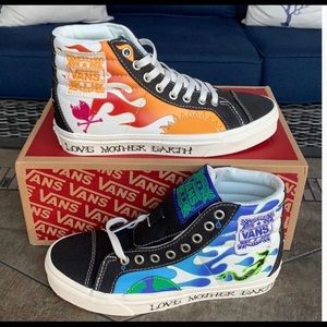 Mother Nature Size 5Y Vans - Never Worn HiPlatform
